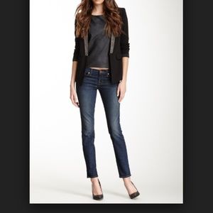 J Brand League Skinny Leg Denim Jeans 27 Dark Wash